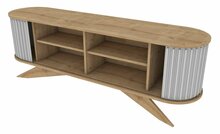 TV-alus Kalune Design Stor, 180 x 43 x 60 cm, tamm/valge