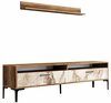 Elutoa mööblikomplekt Kalune Design Istanbul, valge/pähkel/beež