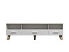 TV-laud Cama Meble Lotta, 180 x 40 x 53 cm, tamm/valge