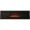 TV-alus Cama Meble RTV Granero, 200 x 56.7 x 35 cm, must