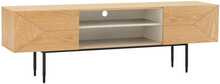 TV-laud Home4you Nate, 180 x 40 x 58 cm, tamm