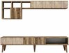 Elutoamööbli komplekt Kalune Design 845(XXXIV), pähkel, 35 x 180 x 40 cm