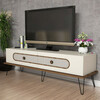 TV-laud Kalune Design Ekol, 40 x 145 x 45 cm, kreemjas