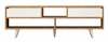 TV-laud Kalune Design Glasgow, 140 x 35 x 52 cm, tamm/valge