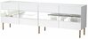 TV-alus Kalune Design Leon, 180 x 35 x 59 cm, kuldne/valge