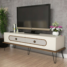 TV-laud Kalune Design Ekol, 40 x 145 x 45 cm, kreemjas