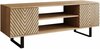 TV-alus ADRK Lorello Herringbone, 135 x 40 x 49 cm, tamm/pruun