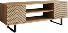 TV-alus ADRK Lorello Herringbone, 135 x 40 x 49 cm, tamm/pruun