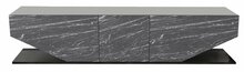TV-alus Kalune Design Inci, 180 x 30 x 40 cm, must
