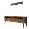Elutoamööbli komplekt Kalune Design 845(XXXVI), 150 x 30 x 50 cm, pruun