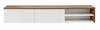 TV-alus ASM Dallas, 180 x 30 x 40 cm, tamm/valge