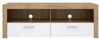 TV laud Black Red White Balder 2S, valge/pruun