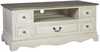 TV-laud Home4you Samira, 117 x 53 x 50 cm, valge/pruun