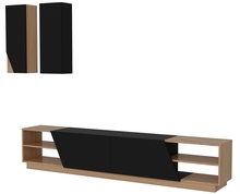 Elutoa mööblikomplekt Kalune Design Zebra, pruun/must