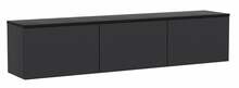 TV-alus Kalune Design Neon Illuminated, 160 x 32 x 35 cm, antratsiit