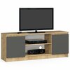 TV-laud Akord RTV K140, 40 x 140 x 55 cm, tamm/grafiit