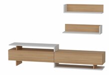 Sektsioon Kalune Design Ayaz, pruun/valge