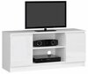 TV laud Nore RTV K120, 40 x 120 x 55 cm, valge/läikiv valge