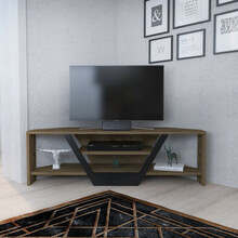 TV-alus Kalune Design Sares, 120 x 35 x 36,8 cm, pruun/must