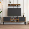 TV-alus Kalune Design Riga, 140 x 48 x 30 cm, antratsiit/pähkel