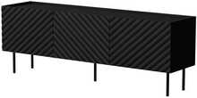 TV-alus Cama Meble Lucca 3D, 165 x 40 x 59 cm, must