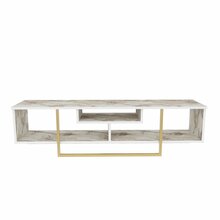 TV-alus Kalune Design Asal 150, 150 x 35.2 x 40 cm, pruun/kuldne/valge