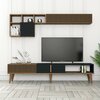 Elutoa mööblikomplekt Kalune Design Milan, siseruumidesse, antratsiit/pähkel