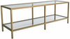 TV-laud Kalune Design Basic TV501, 130 x 40 x 45 cm, läbipaistev/kuldne