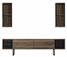 Elutoa mööblikomplekt Kalune Design Black Line, must/pähkel