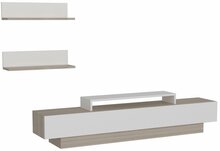 Elutoa mööblikomplekt Kalune Design Lusi, valge/pruun/beež