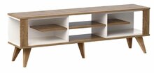TV-alus Kalune Design Ionis, 160 x 35 x 52.5 cm, tamme värvi/valge