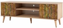 TV-laud Kalune Design Truva 725, tamm/kollane, 40 x 140 x 50 cm