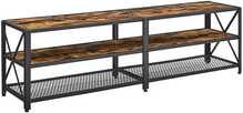 TV laud Vasagle, 178 x 39 x 52 cm, 3 tasapinda, pruun/must
