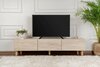 TV-alus Asir Alvin, 180 x 42 cm, puit, travertiin
