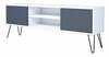 TV-alus Kalune Design Hare, 140 x 30 x 50 cm, antratsiit/valge