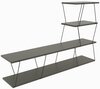 TV-laud Kalune Design Ilgaz, 150 x 30 x 93 cm, antratsiit/valge