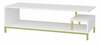 TV-alus Kalune Design Reilly, 120 x 44,6 x 37,6 cm, kuldne/valge