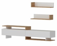 Elutoa mööblikomplekt Kalune Design Ayaz, valge/pruun/beež