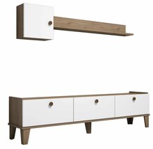 Elutoa mööblikomplekt Kalune Design Sumer E4020, tamm/valge