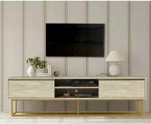 TV-alus Asir Rodez 180, 180 x 50 x 40 cm, Travertine