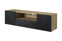 TV-alus Bogart Asha, 167 cm, Artisan must matt