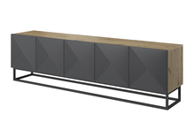 TV-alus Bogart Asha 200, 200 cm, pruun/must