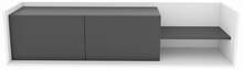 TV-alus Kalune Design Krog, 35 x 16 x 36.8 cm, antratsiit/valge/tumehall