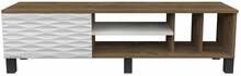 TV-alus Kalune Design Olyo, 140 x 35 x 40,3 cm, valge/pähkel