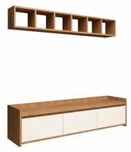 Elutoa mööblikomplekt Kalune Design Lici, sise, tamm/valge
