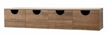 TV-alus Kalune Design Four Seasons, 180 x 35 x 35 cm, pähkel