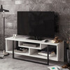 TV-laud Kalune Design Asal, 119.4 x 35.2 x 40.2 cm, valge/must