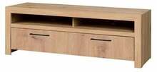 TV-laud ADRK Furniture Janez, 150 x 47 x 52 cm, tamm/must
