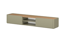 TV-alus Bogart Elivo, 220 cm, Eucalyptus / Baltic Dune Oak