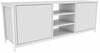 TV-alus Kalune Design Otis, 35.3 x 140 x 50.8 cm, valge